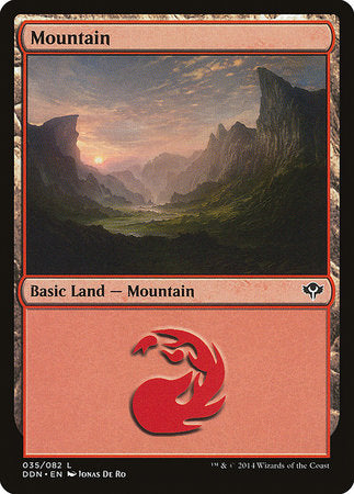 Mountain (35) [Duel Decks: Speed vs. Cunning] | Tabernacle Games