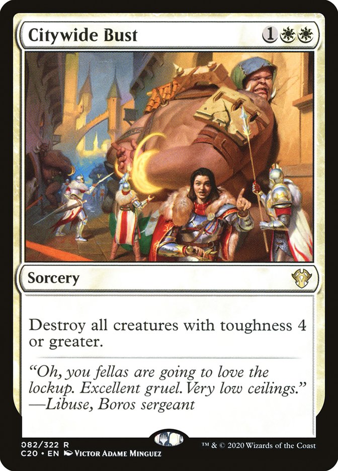 Citywide Bust [Commander 2020] | Tabernacle Games