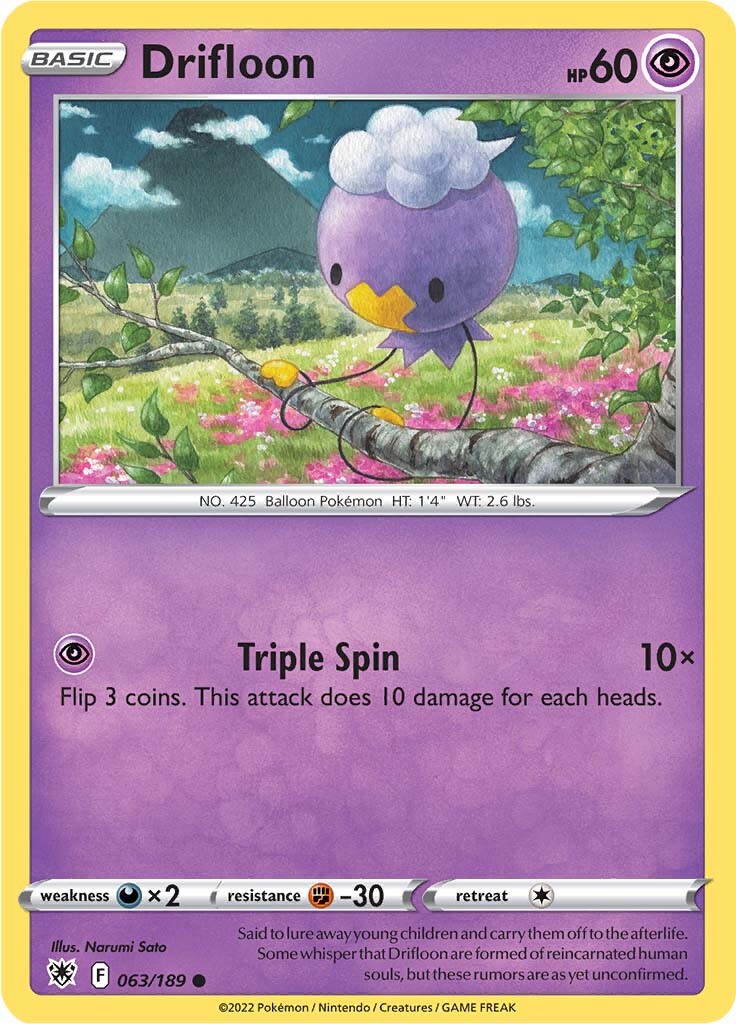 Drifloon (063/189) [Sword & Shield: Astral Radiance] | Tabernacle Games