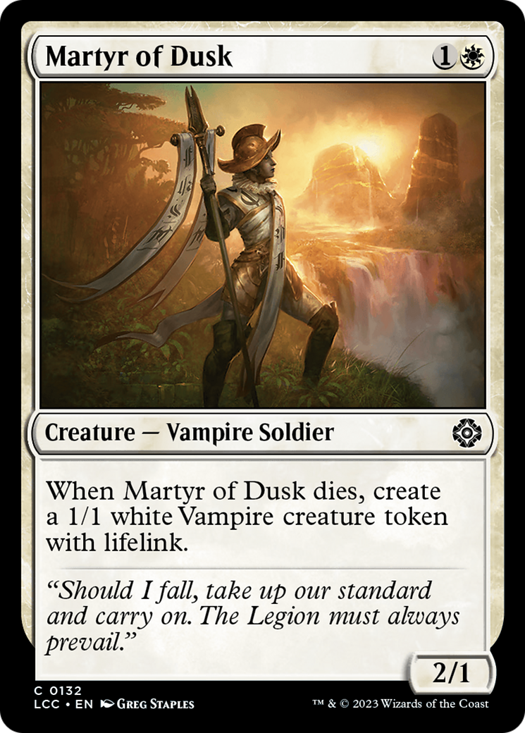 Martyr of Dusk [The Lost Caverns of Ixalan Commander] | Tabernacle Games