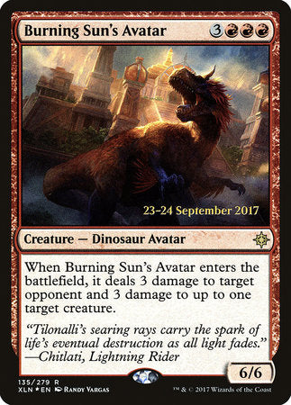 Burning Sun's Avatar [Ixalan Promos] | Tabernacle Games
