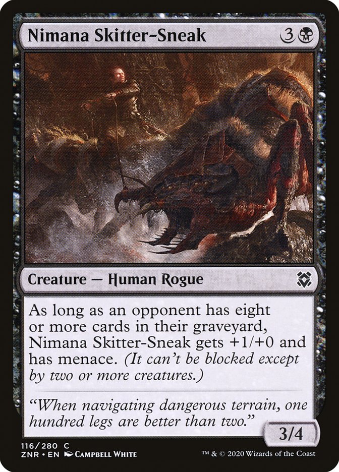 Nimana Skitter-Sneak [Zendikar Rising] | Tabernacle Games