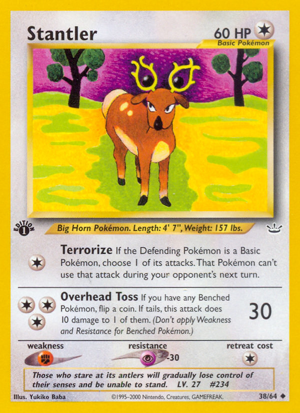 Stantler (38/64) [Neo Revelation 1st Edition] | Tabernacle Games