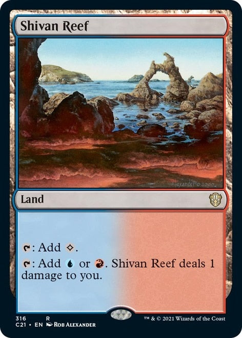 Shivan Reef [Commander 2021] | Tabernacle Games