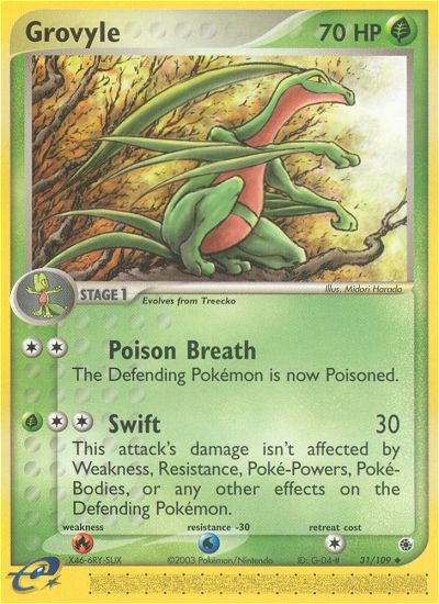 Grovyle (31/109) [EX: Ruby & Sapphire] | Tabernacle Games