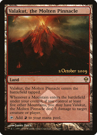 Valakut, the Molten Pinnacle [Zendikar Promos] | Tabernacle Games