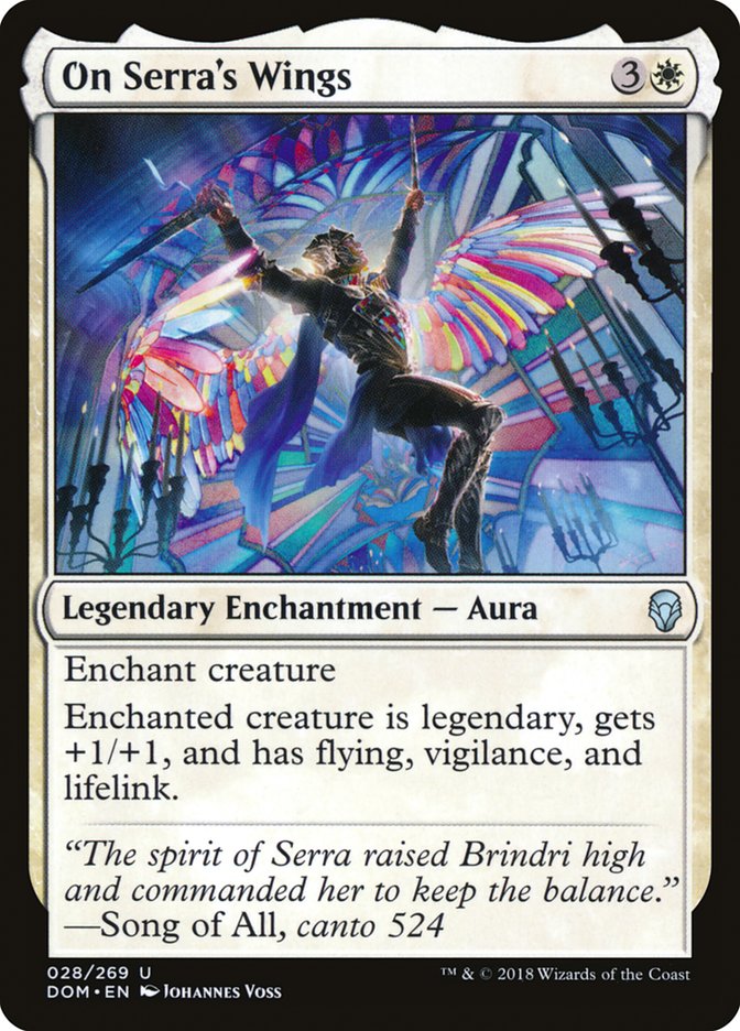 On Serra's Wings [Dominaria] | Tabernacle Games