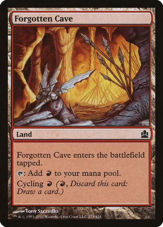 Forgotten Cave [Commander 2011] | Tabernacle Games