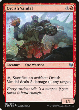 Orcish Vandal [Dominaria] | Tabernacle Games