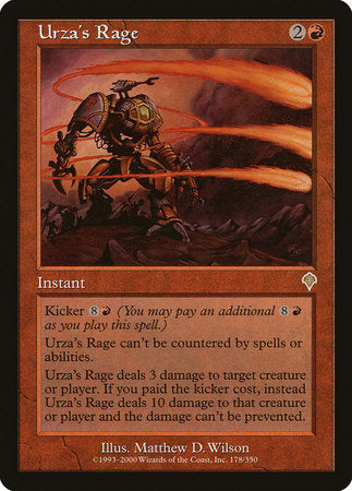 Urza's Rage [Invasion] | Tabernacle Games