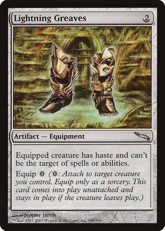 Lightning Greaves [Mirrodin] | Tabernacle Games