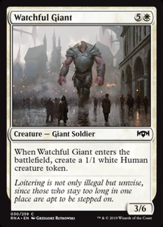 Watchful Giant [Ravnica Allegiance] | Tabernacle Games