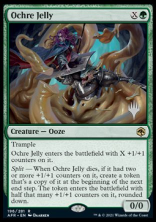 Ochre Jelly (Promo Pack) [Dungeons & Dragons: Adventures in the Forgotten Realms Promos] | Tabernacle Games