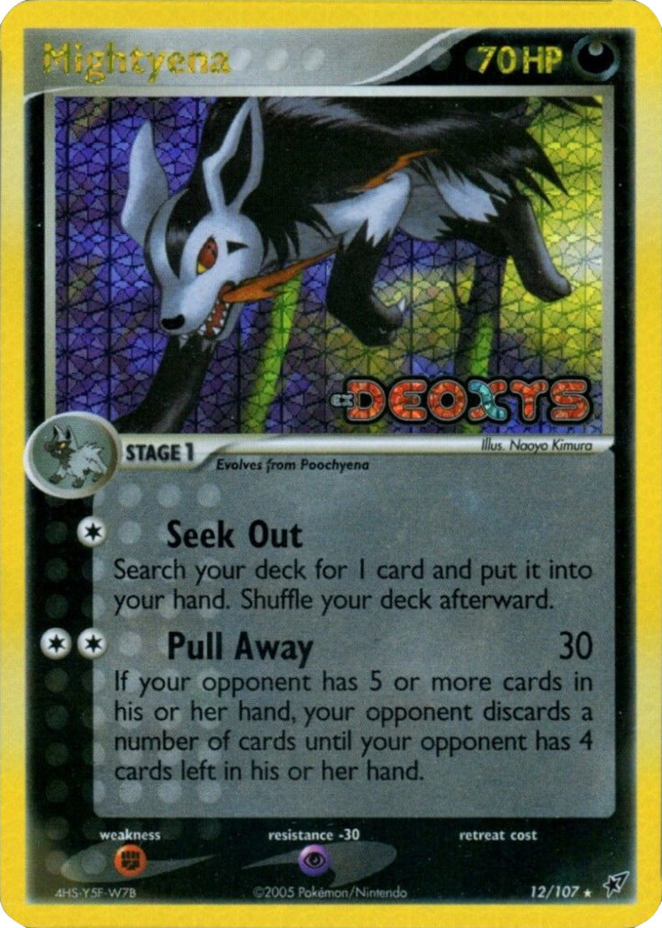Mightyena (12/107) (Stamped) [EX: Deoxys] | Tabernacle Games