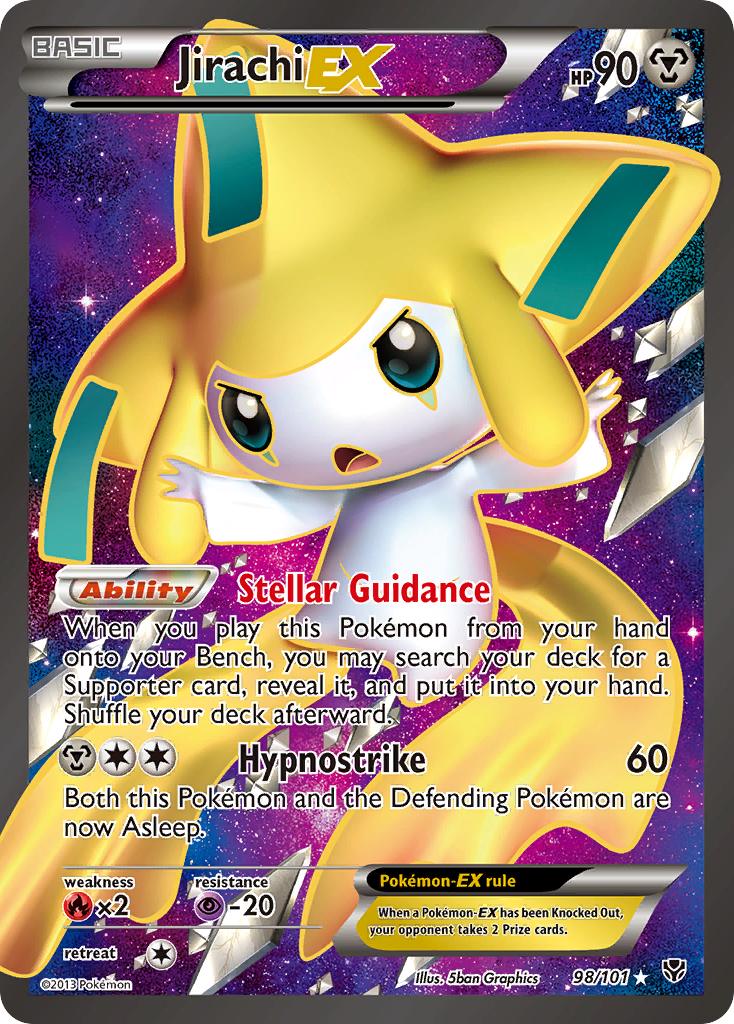 Jirachi EX (98/101) [Black & White: Plasma Blast] | Tabernacle Games