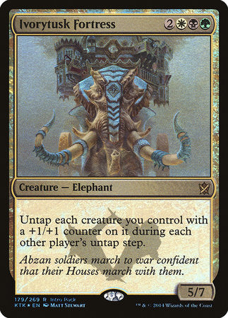 Ivorytusk Fortress [Khans of Tarkir Promos] | Tabernacle Games