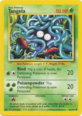 Tangela (66/102) [Base Set Unlimited] | Tabernacle Games