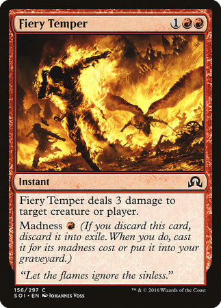 Fiery Temper [Shadows over Innistrad] | Tabernacle Games