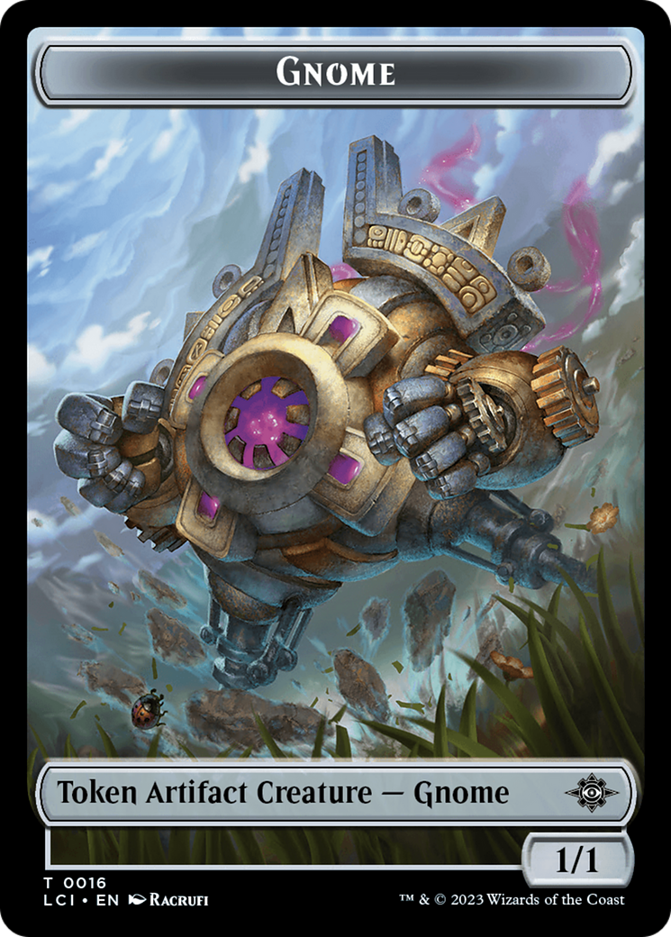 Gnome // Bat Double-Sided Token [The Lost Caverns of Ixalan Tokens] | Tabernacle Games