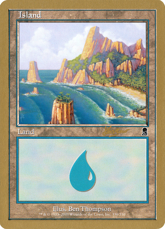 Island (shh336a) (Sim Han How) [World Championship Decks 2002] | Tabernacle Games