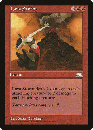 Lava Storm [Weatherlight] | Tabernacle Games