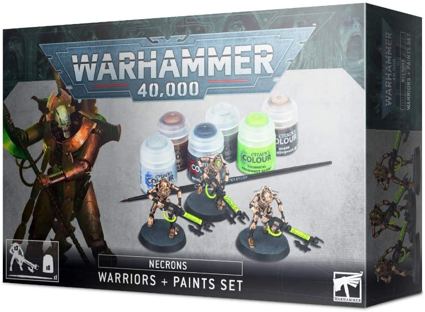 Necrons Warriors + Paints Set | Tabernacle Games
