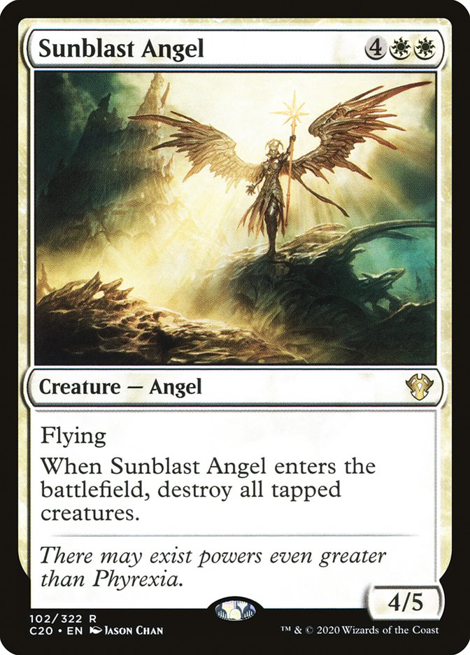 Sunblast Angel [Commander 2020] | Tabernacle Games