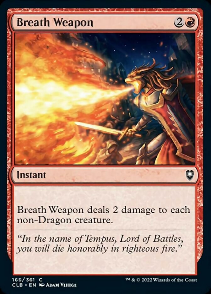 Breath Weapon [Commander Legends: Battle for Baldur's Gate] | Tabernacle Games