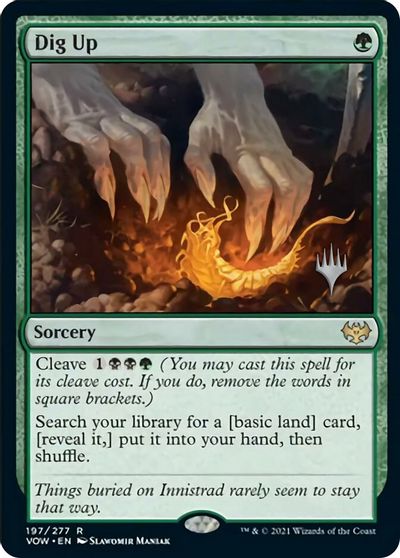 Dig Up (Promo Pack) [Innistrad: Crimson Vow Promos] | Tabernacle Games