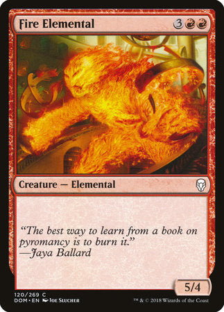 Fire Elemental [Dominaria] | Tabernacle Games