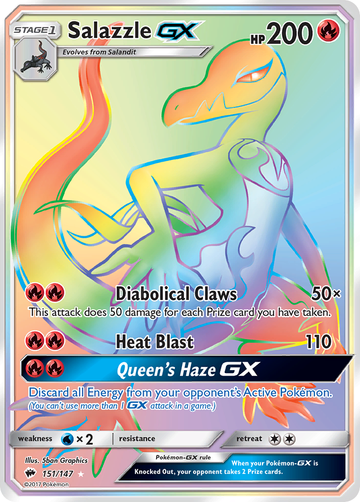 Salazzle GX (151/147) [Sun & Moon: Burning Shadows] | Tabernacle Games