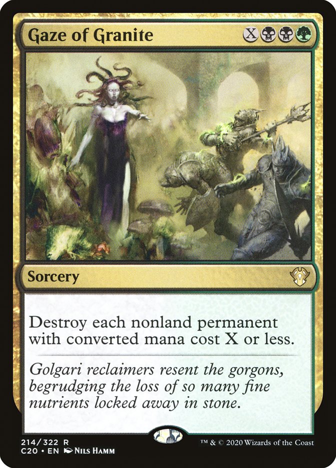 Gaze of Granite [Commander 2020] | Tabernacle Games