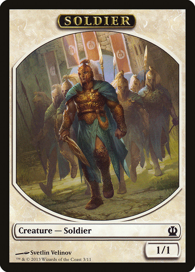 Soldier (3/11) [Theros Tokens] | Tabernacle Games