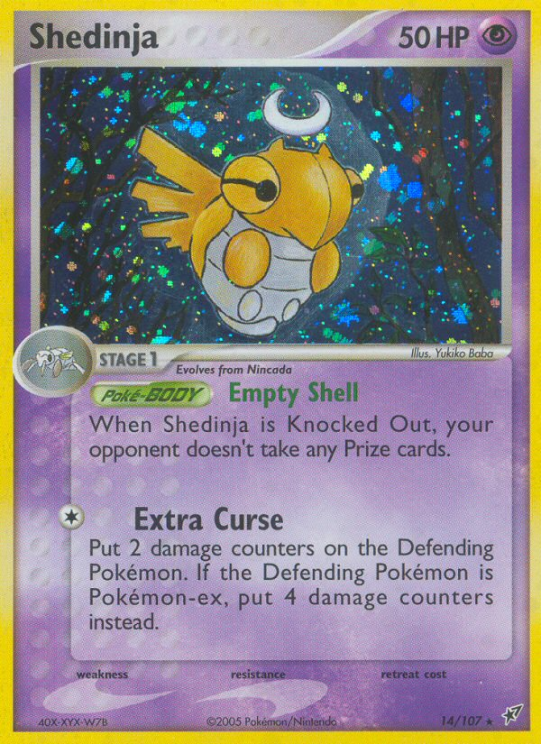 Shedinja (14/107) [EX: Deoxys] | Tabernacle Games