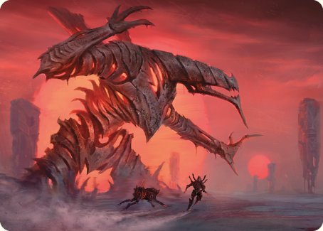 Red Sun's Zenith Art Card [Phyrexia: All Will Be One Art Series] | Tabernacle Games