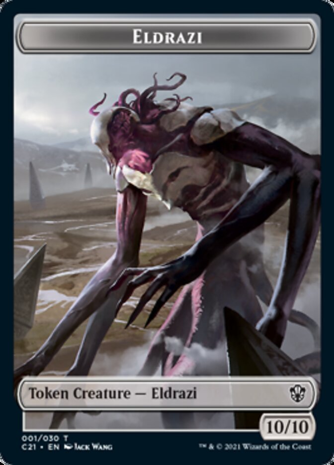 Eldrazi // Champion of Wits Token [Commander 2021 Tokens] | Tabernacle Games