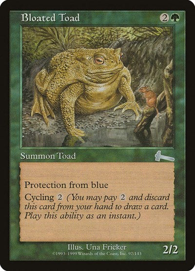 Bloated Toad [Urza's Legacy] | Tabernacle Games