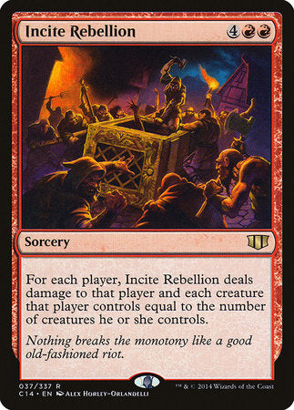 Incite Rebellion [Commander 2014] | Tabernacle Games