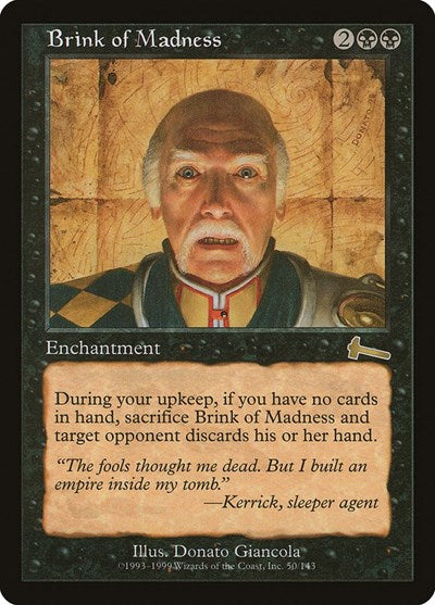 Brink of Madness [Urza's Legacy] | Tabernacle Games