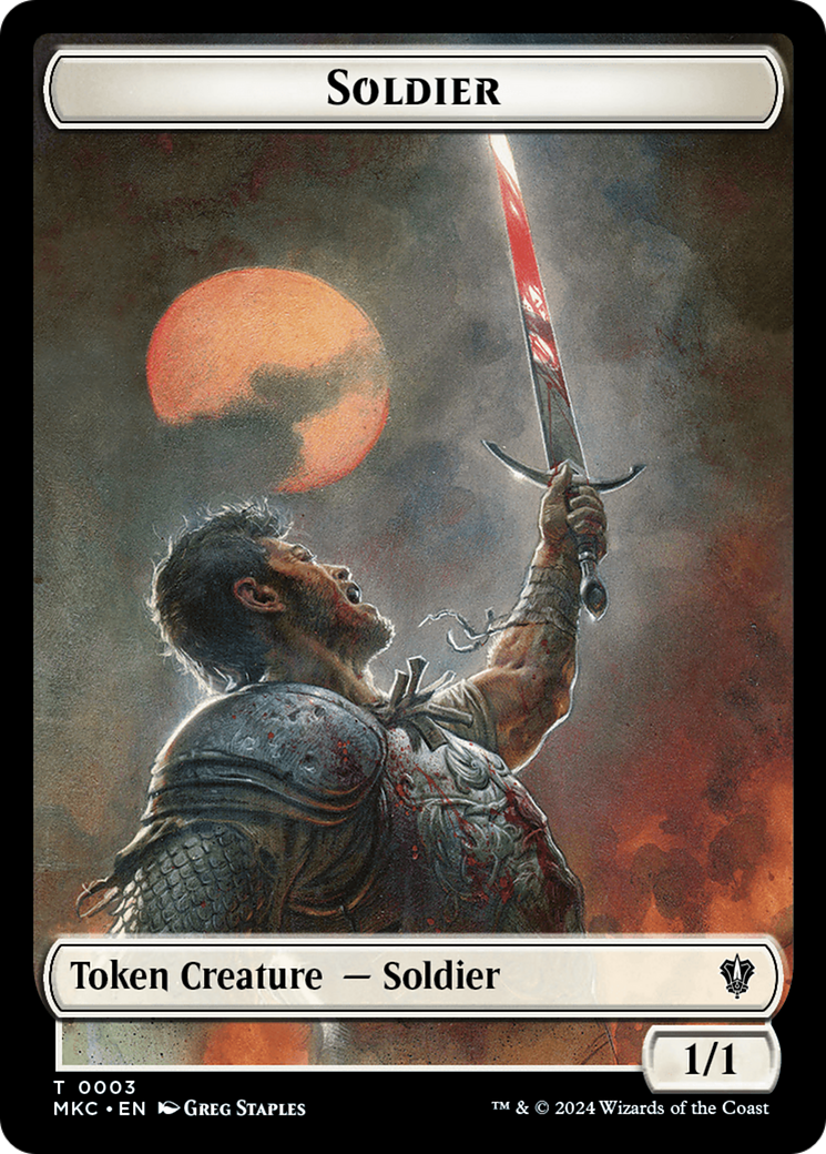 Soldier // Kobolds of Kher Keep Double-Sided Token [Murders at Karlov Manor Commander Tokens] | Tabernacle Games