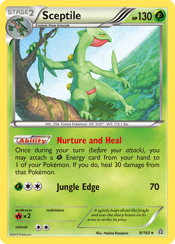 Sceptile (8/160) [XY: Primal Clash] | Tabernacle Games