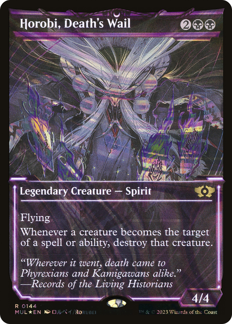 Horobi, Death's Wail (Halo Foil) [Multiverse Legends] | Tabernacle Games