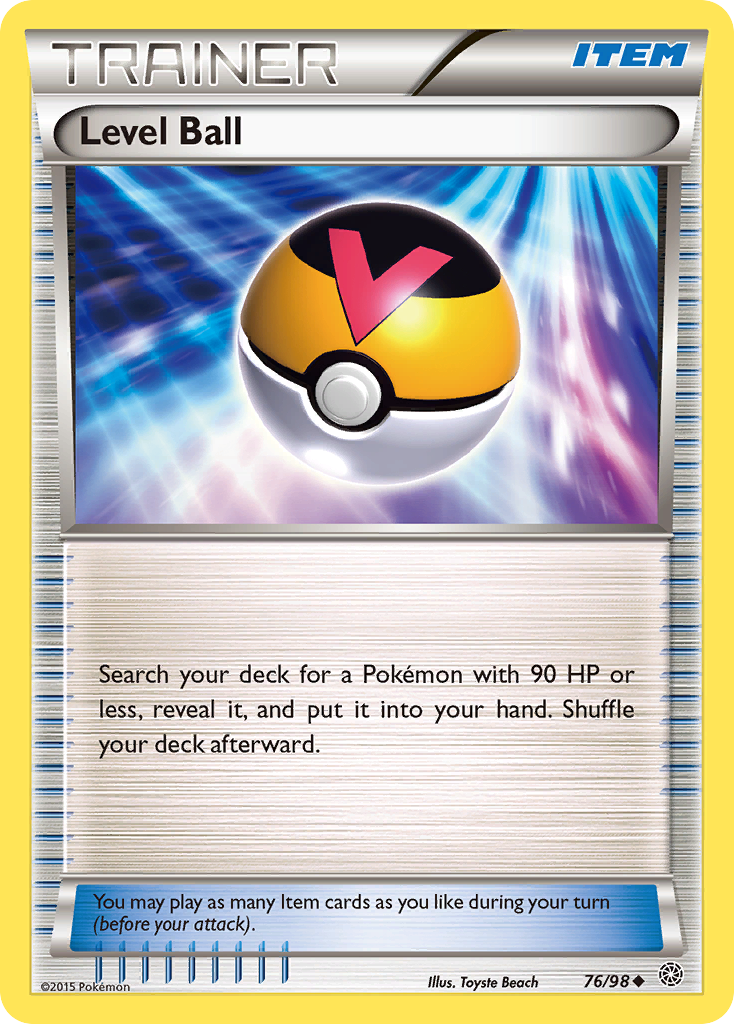 Level Ball (76/98) [XY: Ancient Origins] | Tabernacle Games