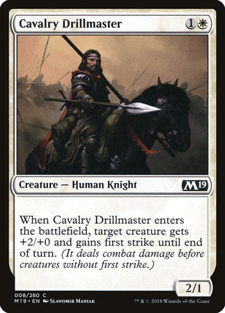 Cavalry Drillmaster [Core Set 2019] | Tabernacle Games