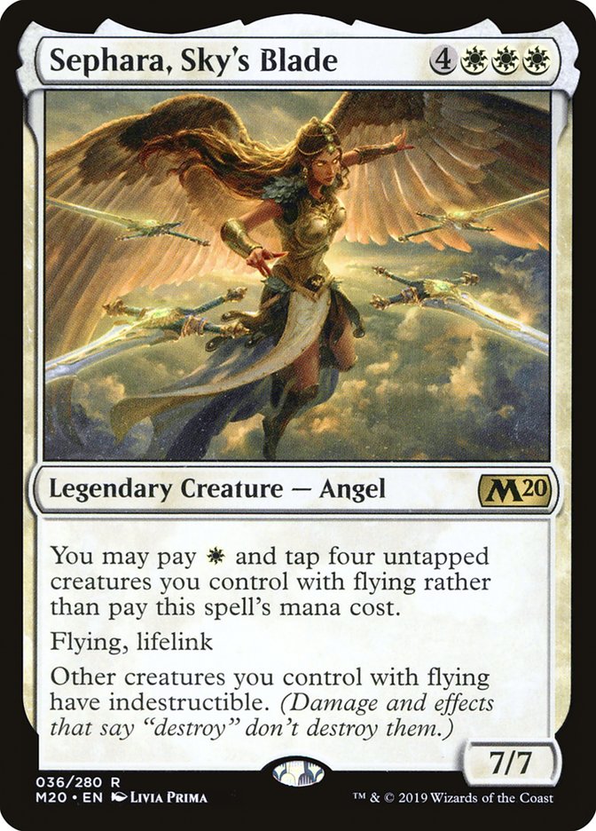 Sephara, Sky's Blade [Core Set 2020] | Tabernacle Games