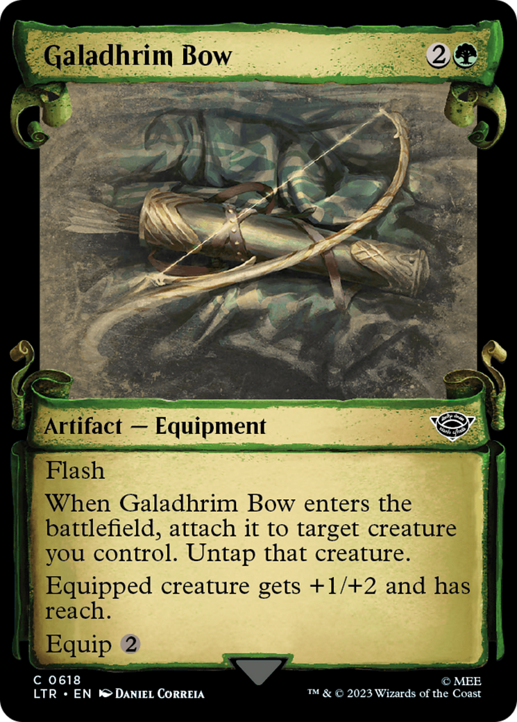 Galadhrim Bow [The Lord of the Rings: Tales of Middle-Earth Showcase Scrolls] | Tabernacle Games