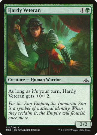 Hardy Veteran [Rivals of Ixalan] | Tabernacle Games