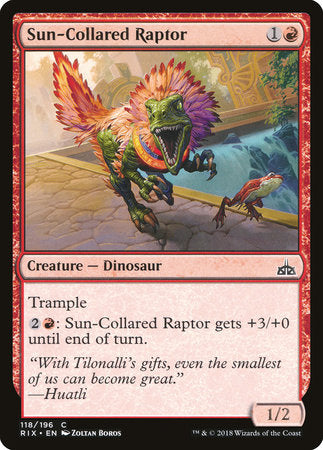 Sun-Collared Raptor [Rivals of Ixalan] | Tabernacle Games