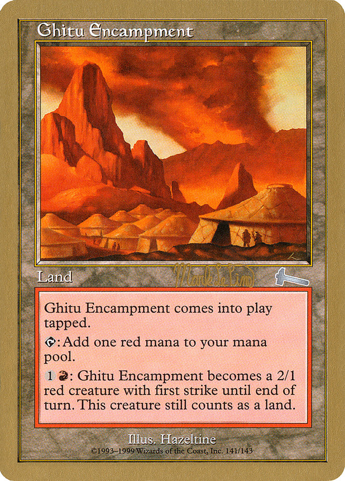 Ghitu Encampment (Mark Le Pine) [World Championship Decks 1999] | Tabernacle Games
