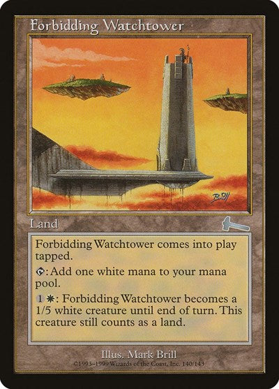 Forbidding Watchtower [Urza's Legacy] | Tabernacle Games